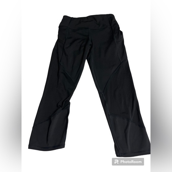 Athleta Women's Mesh Contender Capri Style Leggings Black Size: XS - Picture 2 of 5